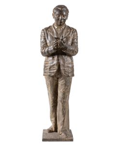 49-JULIO LÓPEZ HERNÁNDEZ (Madrid 1930-2018) Federico García Lorca. 1984 Bronce Firmado, fechado y numerado