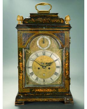 484-Importante reloj bracket Jorge II. Thomas Gardner. Londres. mediados S. XVIII.