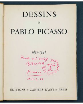 909-PABLO PICASSO (Málaga 1881-Mougins. Francia 1973)/CHRISTIAN ZERVOS (Argostoli Grecia 1889- París 1970) 