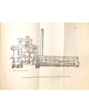 3110-110.- Sistema Lührig de Concentración y de Preparación Mecánica de Minerales. México. Oficina Tip. de la Secretaría de Fomento. 1894. 29 p. + cuatro l