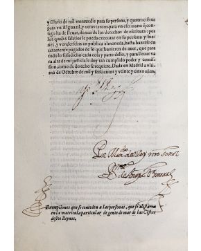 3123-123.- (FIRMA REAL / MATRICULA GENTE DE MAR). Exempciones que se conceden a las per-sonas. que se alistaren en la matricula particular de gente de mar 