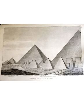 3163-3163.- (GRABADOS/EGIPTO). CANINA.  Luigi.- EGIPCIANA ANTICA Descritta e dimostrata coi Monumenti dall`Architecto... Roma dai Tipi dello Stesso Canina.