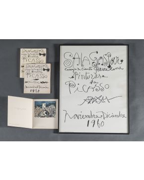 137-PABLO PICASSO (Málaga 1881- Mougin. Francia 1973) Picasso.Pinturas Noviembre-Diciembre 1