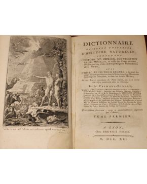 3165-Dictionnaire Raisonné Universel d'Histoire Naturelle. contenant l'histoire des Animaux. des végétaux et des Minéraux. et celle des Corps célestes. des