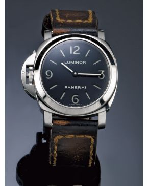 1038-RELOJ DE PULSERA DE CABALLERO PANERAI  PAN219 EN ACERO. FULL SET. Con 4 correas distintas.