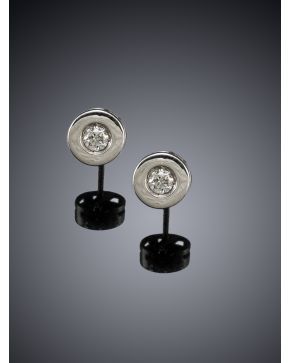 758-PENDIENTES DE BRILLANTES DE 0.30 CTS APROX