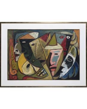 61-OSWALDO GUAYASAMÍN (Quito 1919-Baltimore 1999)