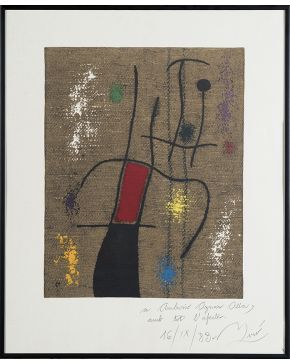 274-JOAN MIRÓ (Barcelona 1893 - Palma de Mallorca 1983)