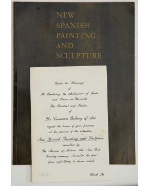 208-NEW SPANISH PAINTING AND SCULPTURE. 1960 Catálogo de la primera exposición del Grupo El Paso y los pintores abstractos españoles en el MOMA. New York.