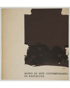 217-PRIMER CATÁLOGO DEL MUSEO DE ARTE CONTEMPORANEO DE BARCELONA. 1960. Con la relación de obras presentes en la inauguración. así como el personal del mu