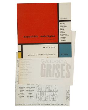 209-GALERÍA GRISES. Bilbao 1964-1967. Lote de 3 catálogos históricos: