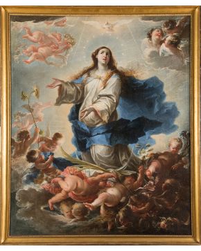 834-FRANCISCO DE SOLIS (Madrid. c. 1620-1684) 						Inmaculada Concepción