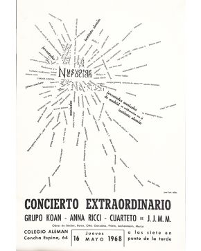 259-CARTEL NUEVA GENERACIÓN. JUVENTUDES MUSICALES