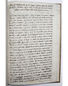 1145-[MANUSCRITO / SEVILLA / s. XVII] Copia del Testamento de D. Miguel de