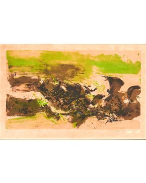 230-ZAO WOU-KI (Pekin, Japón 1920-Nyon, Suiza 2013)