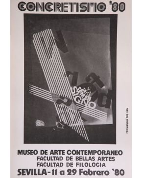 186-FERNANDO MILLÁN (Villarrodrigo 1944) Concretismo '80. Museo de Arte Contempor