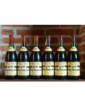 845-12 botellas Viña Ardanza Reserva 1982