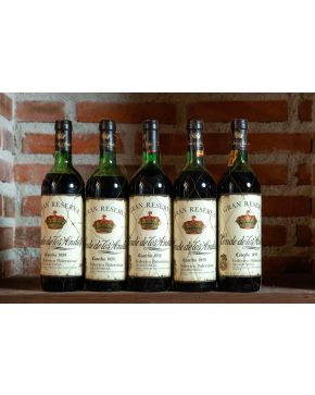 922-5 botellas Conde de los Andes Gran Reserva 1959 