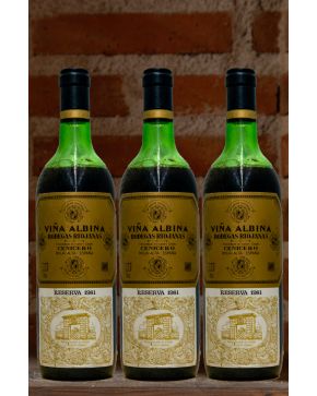 882-3 botellas Viña Albina Reserva 1981