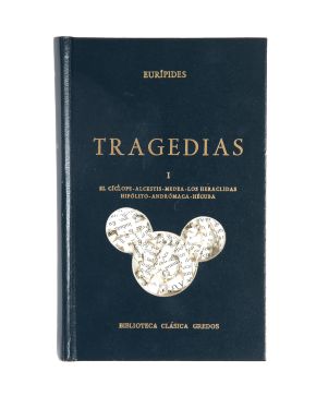 111-EUGENIO MERINO (Madrid 1975) Tragedias". 2003 Escultura de libro, assamblage y decoupage Medidas: 19,7 x 12,5 x 2,8 cm.  Procedencia anterior (eti