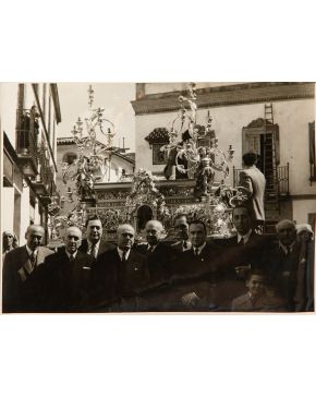 203-NICOLÁS MÜLLER (Orosháza, Hungria 1913 - Andrín, Asturias 2000) Semana Santa" Fotografía en gelatinobromuro de