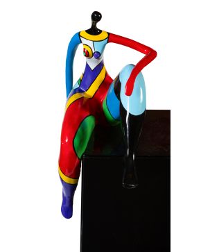 280-SIGUIENDO MODELOS DE NIKI DE SAINT PHALLE (Neuilly-sur-Seine, Francia1930-California 2002)  Femme sentada"  Es