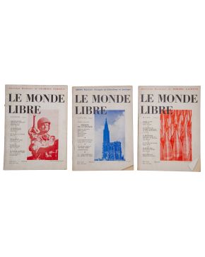 2200-Le Monde Libre. 1945. 3 entregas. Folio, cub. 