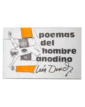 2204-León David. Poemas del hombre anodino. República Dominicana. 1984. 8º, cub. 