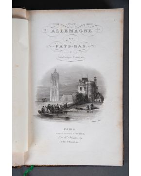 2210-Allemagne et Pays-Bas. Landscape francais. París, Louis Janet, c. 1840. 