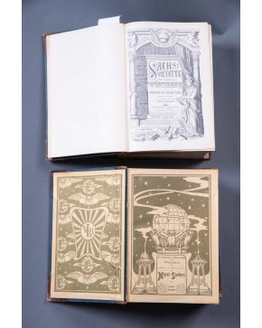 2516-Sachs-Villatte. Enzyklopädisches französisch-deutsches und deutsch-französisches Wörterbuch de 1901. Dos volúmenes.