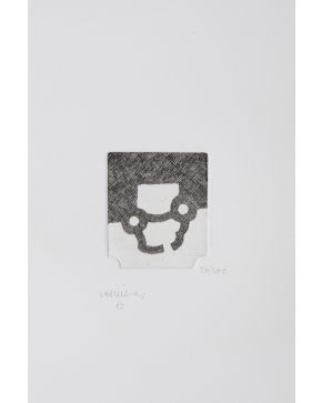 291-EDUARDO CHILLIDA (San Sebastián 1924-2002) Portfolio Joan Prats""  Aguafuerte y punta seca sobre papel Rives  Firmado a lápiz  Numerado 2