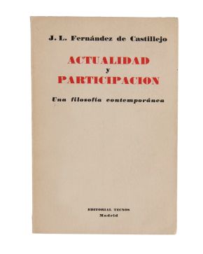 260-JOSÉ LUIS CASTILLEJO (Sevilla 1930-Houston 2014). Actualidad y Participación"". 1968  Tecnos, Madrid, 1968""