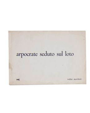 286-WALTER MARCHETTI (Canosa di Puglia 1931-Milán 2015). Arpocrate seduto sul loto"". 1968. Medidas: 21 x 30 cm.""