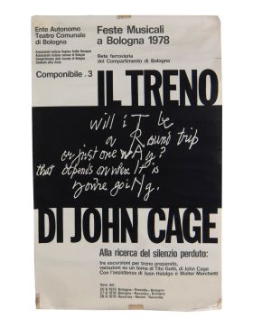 218-IL TRENO DI JOHN CAGE Cartel