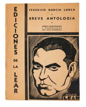 44 A-FEDERICO GARCÍA LORCA (1898-1936). Breve antología"". 1936. 1ª edición de 1936. Poemas seleccionados y presentados por Juan Marinello. E