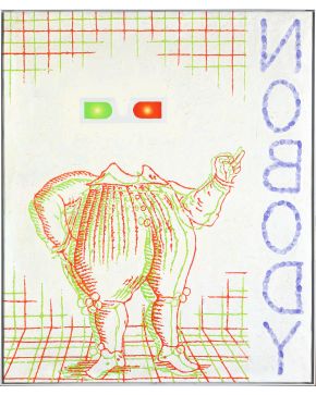 108-CHEMA COBO (Tarifa 1952- Málaga 2023) Nobody"". 1990 Óleo sobre lienzo Firmado, fechado y titulado al dorso 