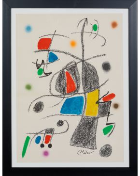 391-JOAN MIRÓ (Barcelona 1893 - Palma de Mallorca 1983) Maravillas con variaciones acrósticas en el Jardín de Miró, 1